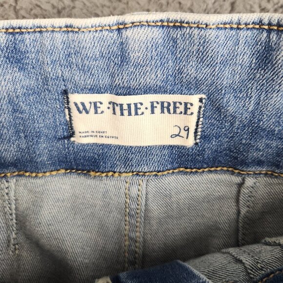 Free People We the Free Jayde Super High Waisted Stretch Flare Jeans Sz 29 Long - Picture 8 of 10